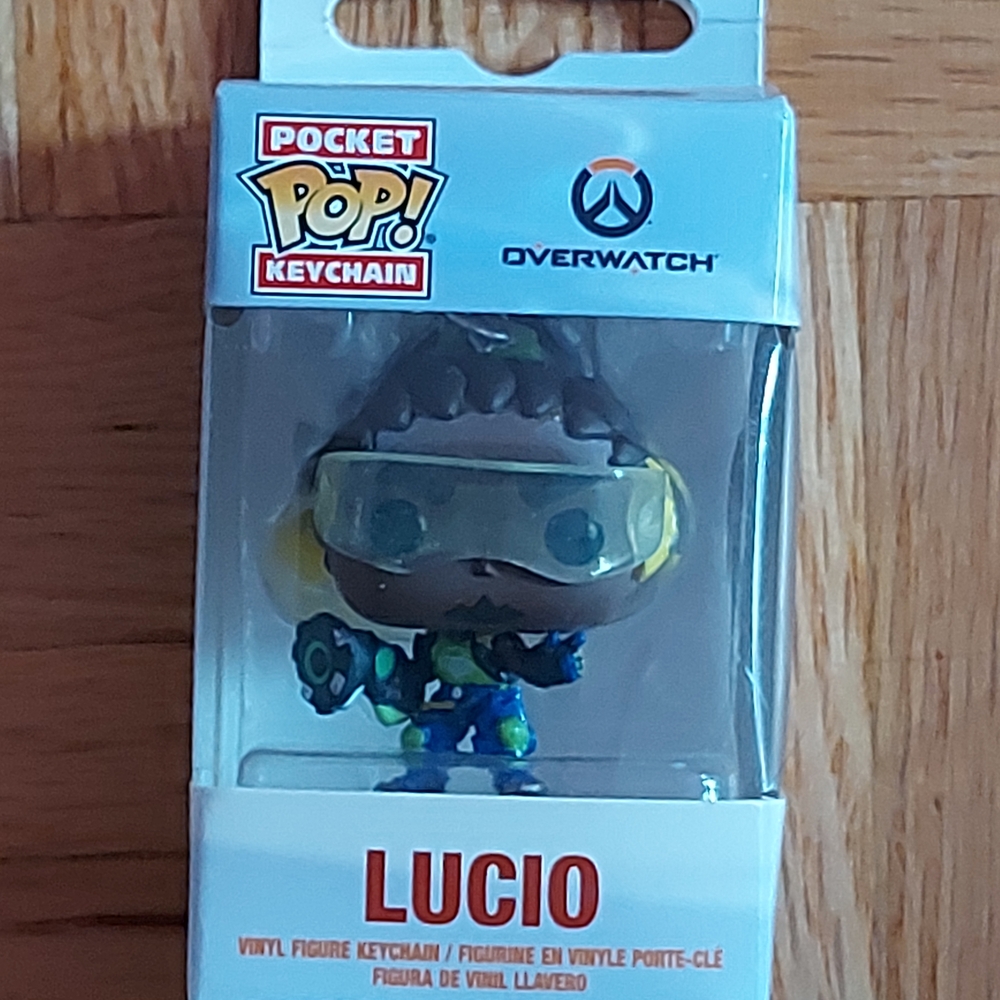 Funko Overwatch Lucio Keychain Box